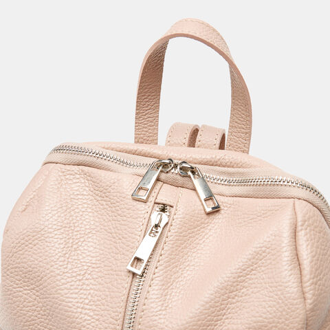 Mochila de piel, Rosa Mochila de piel, Rosa